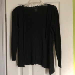Black cardigan